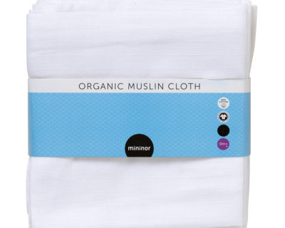 Organic Muslin Cloth White
